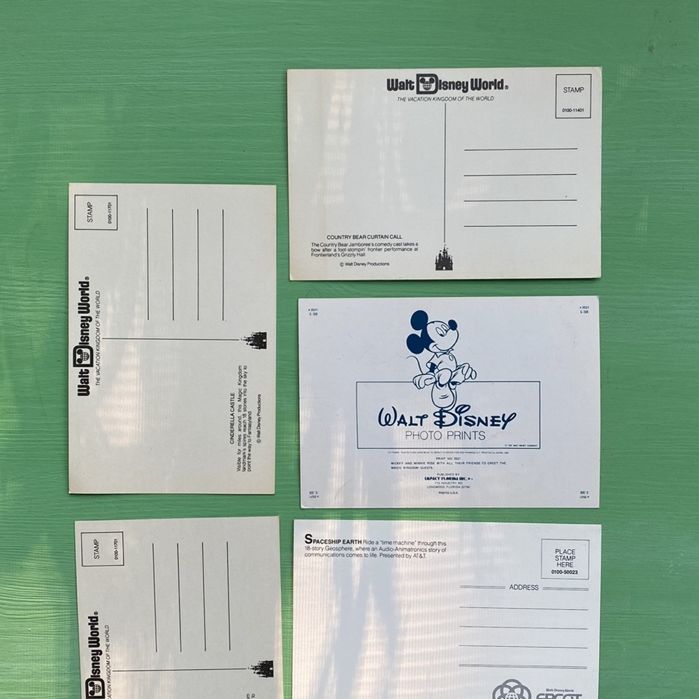 Vintage Walt Disney World Postcards - Picture 5 of 6